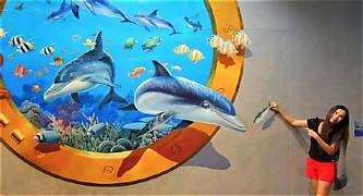 Pattaya Underwater World and Art in Paradise Combo Ticket with Transfer